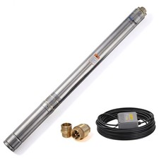Pompe de Puits 2,5 Pouces 750 Watt 4,8 BAR 2600 L / Hauteur Citerne A Profonds