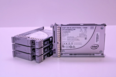 Intel 120GB 6G SATA 2.5'' Solid State Drive W/h Cisco Caddy SSDSC2BB120G6 - Used