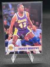 NBA Hoops 1993-94 James Worthy #110 Base Los Angeles Lakers Basketball Card