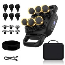 6 Head Massage Gun Set, Deep Tissue Percussion Massager, Electric Massage Tools