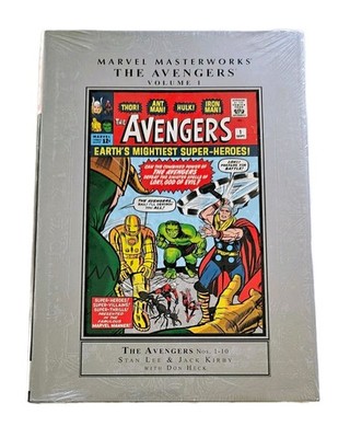 Marvel Masterworks The Avengers Vol 1 Hardcover By Stan Lee & Jack Kirby 2015 