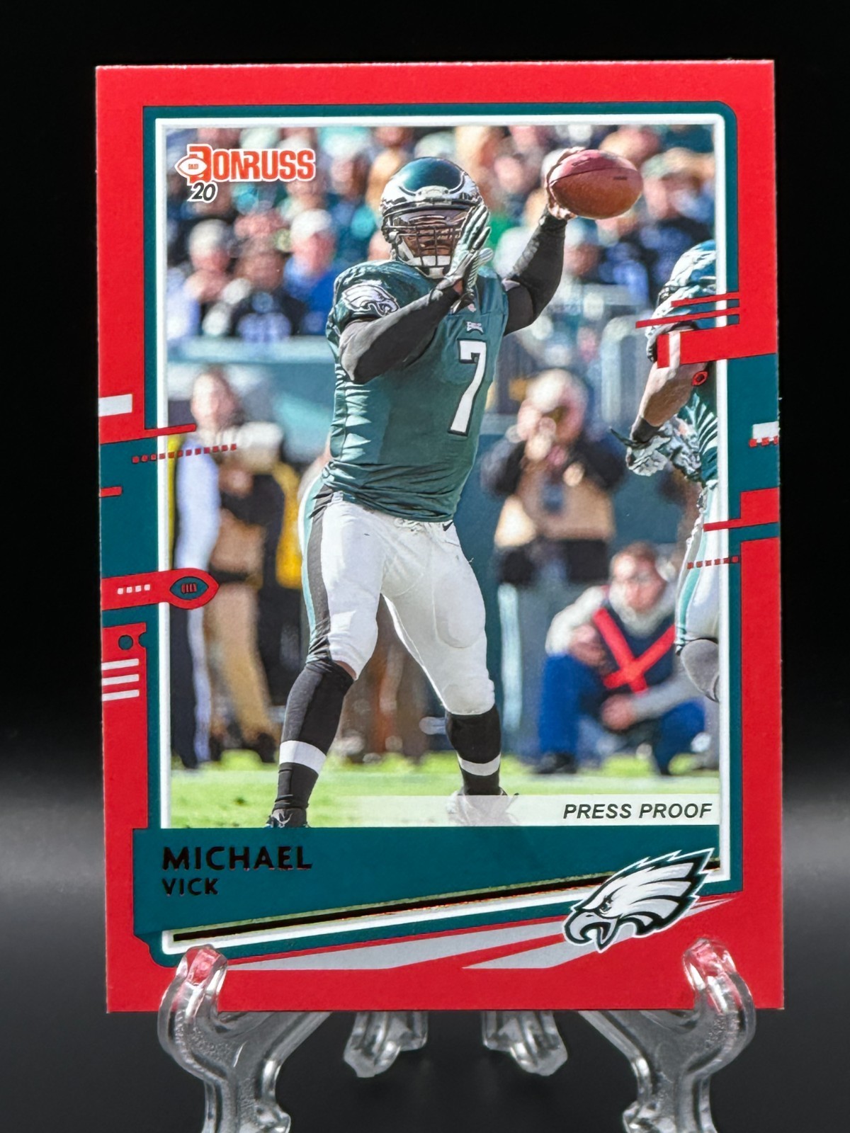 Michael Vick 2020 Panini Donruss Red Press Proof #212 Philadelphia Eagles
