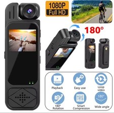 VIDEOREGISTRATORE PORTATILE 1080P MINI FOTOCAMERA SPIA INDOSSABILE AUDIO TASCA