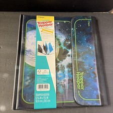 The Original Mead Trapper Keeper Binder Moon Space 1 in Ring 2 Portfolios Pocket