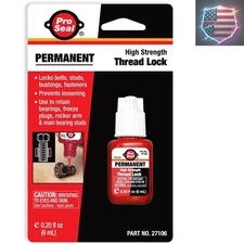 High-Strength Red Permanent Threadlocker 6mL - Pro Lok Anaerobic Adhesive
