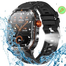 Smart Watch for Men Women Answer/Make Call Tactical Fitness Tracker bluetooth