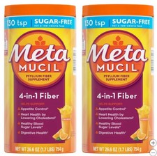 Metamucil MultiHealth Fiber, Sugar Free, 260 Doses NEW Free Shipping EXP 05/28