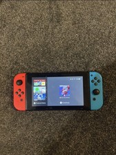 Nintendo Switch Console with Neon Blue/Neon Red Joy-Con Controllers, 2017