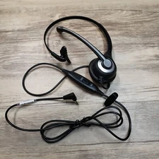 Wantek Call Headset Model A600F4 Mono Noise Canceling On/Off Mic  Tested