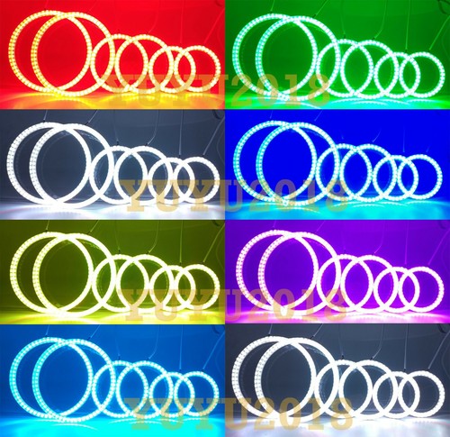 Anillo halo RGB para Alfa Romeo 159 Spider Brera faro ojo ángel bluetooth DRL - Imagen 9 de 16