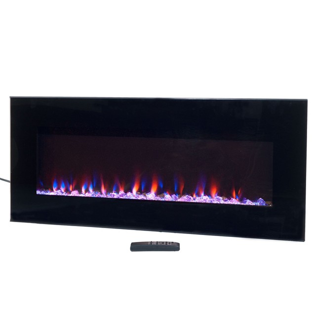 Decorative Fireplace Led Tv Wall Mount Contemporary Insert Heater