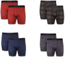 Carhartt Men's 8" Basic Boxer Brief 2 Pack 