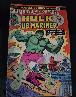 Marvel Comic Bronze Age 1970s HULK w/ SUB MARINER May #50 @35