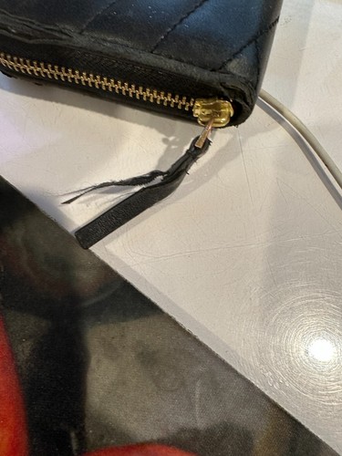 PORTAFOGLIO TORY BURCH KIRA CHEVRON IN PELLE TRAPUNTATA PELLE NERA - Foto 10 di 10