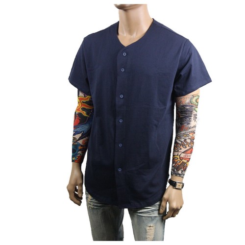 T-shirt da baseball uomo cotone maglia semplice solida squadra sportiva raglan S-3XL - Foto 22 di 52