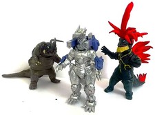 GODZILLA figure set MECHAGODZILLA monster lot MECHA mekka mecca Ultraman kong
