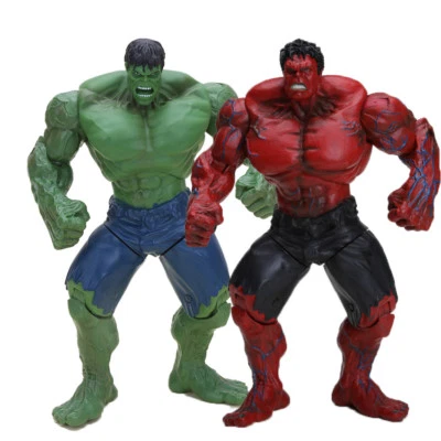 NEU 28cm Hulk Incredible Action Figur - Marvel Avengers - 3 Farben blau rot grau