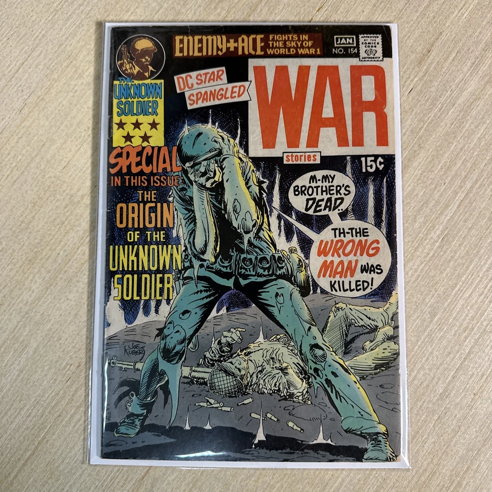 Star Spangled War Stories #154 Unknown Soldier DC Comics 1952 Series Origin VG+ - Image 2 of 4