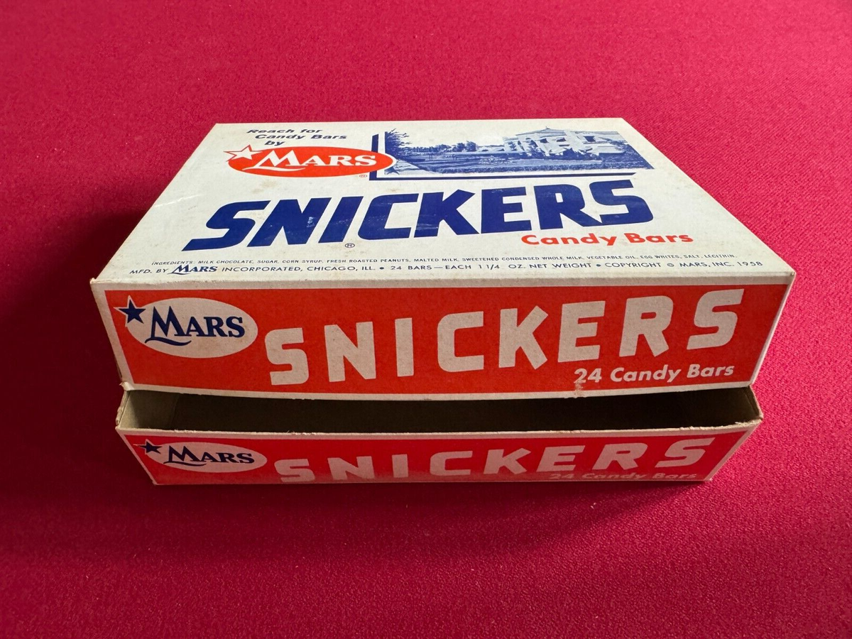 1958, SNICKERS, Original Display Box (Scarce / Vintage) | eBay