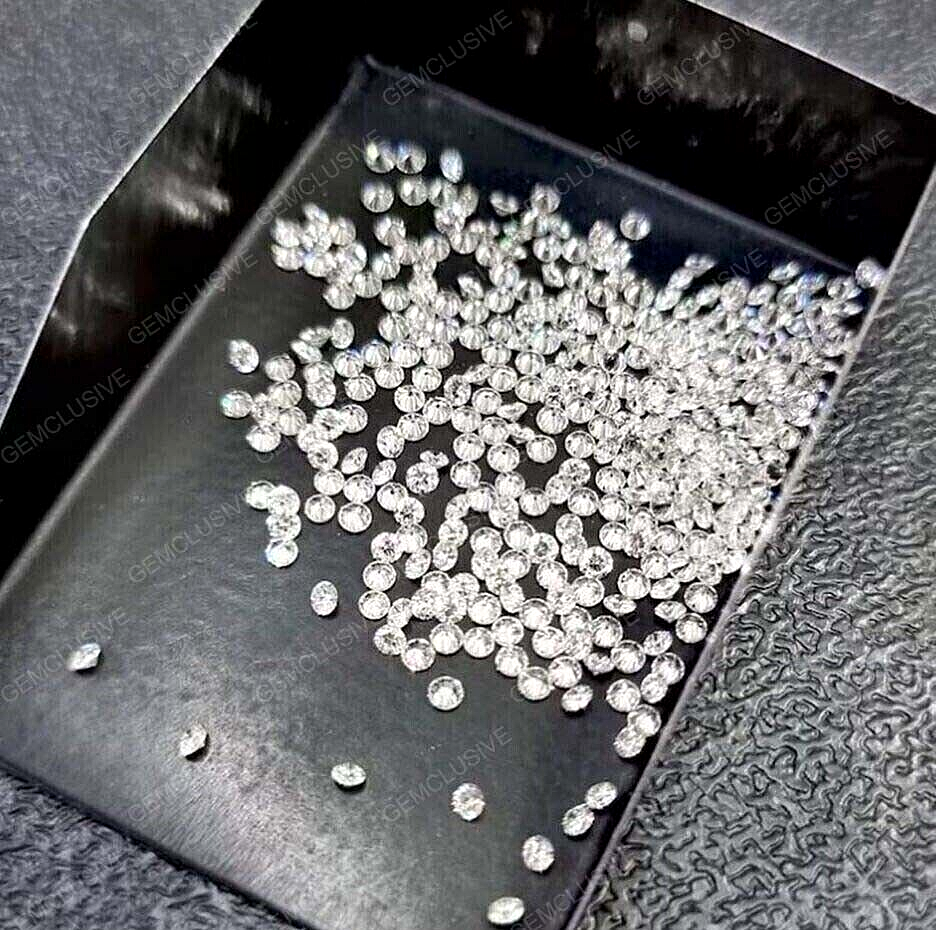 Loose Lab-Grown CVD Diamond LOT 4.00 MM D Color IF CLEARITY 50 PCS ...