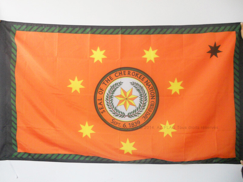 Drapeau Tsalagi 90 x 150cm pour décoration murale et rassemblements