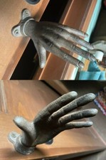 Lady Hand Vintage Finish Handmade Brass Cabinet Drawer Door Pull Handle Knob