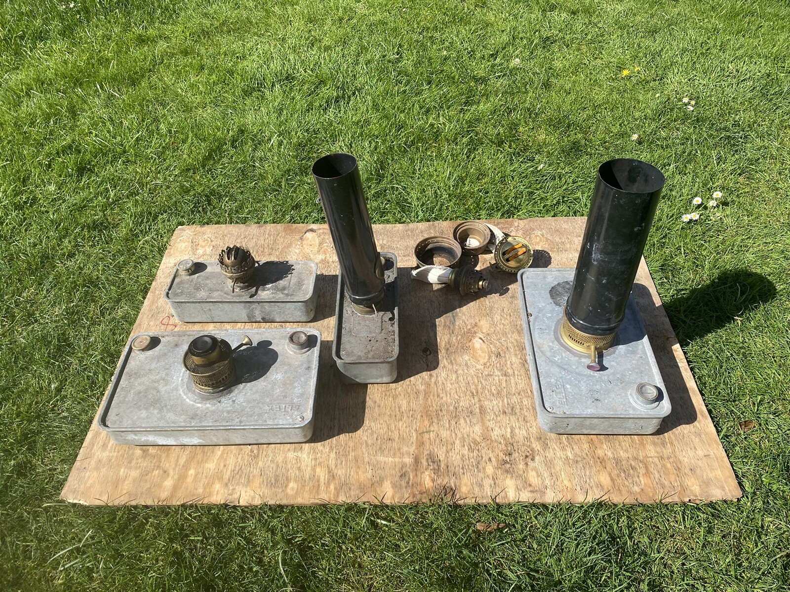 Collection of Four ELTEX Greenhouse Paraffin Heaters Including Two