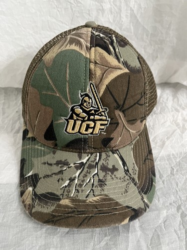 UCF University of Central Florida Camo Embroidered logo SnapBack Hat Legacy