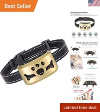 Rechargeable Anti-Barking Dog Collar with Smart Detection - Safe for All Breeds
