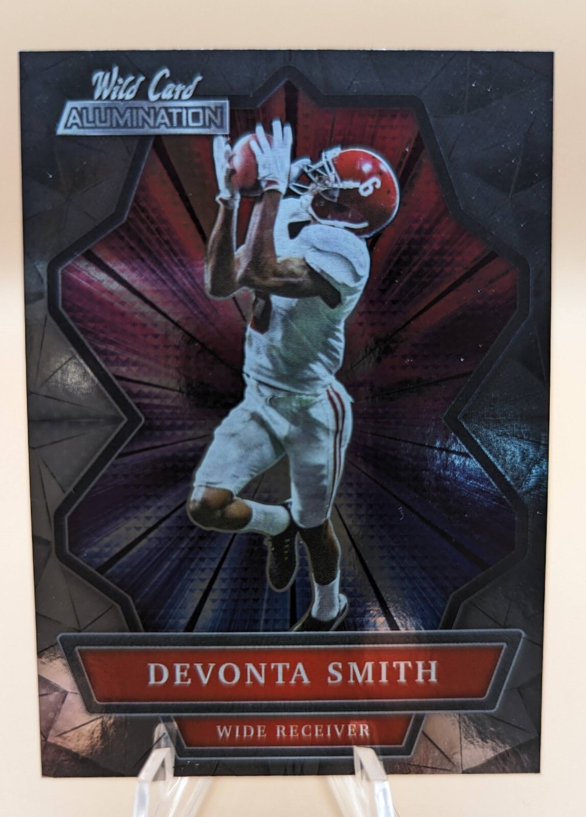 2021 Wild Card Alumination Devonta Smith football card #ABC-7 Alabama