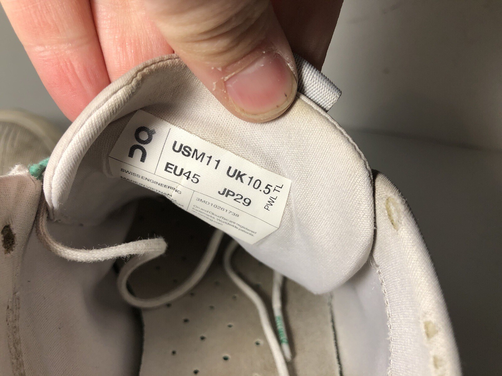 On Cloud Cloudnova Flux Men's Sneakers White Size 11 Athletic Shoes image 7