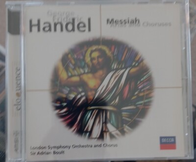 Handel Messiah arias and choruses (CD, Decca)