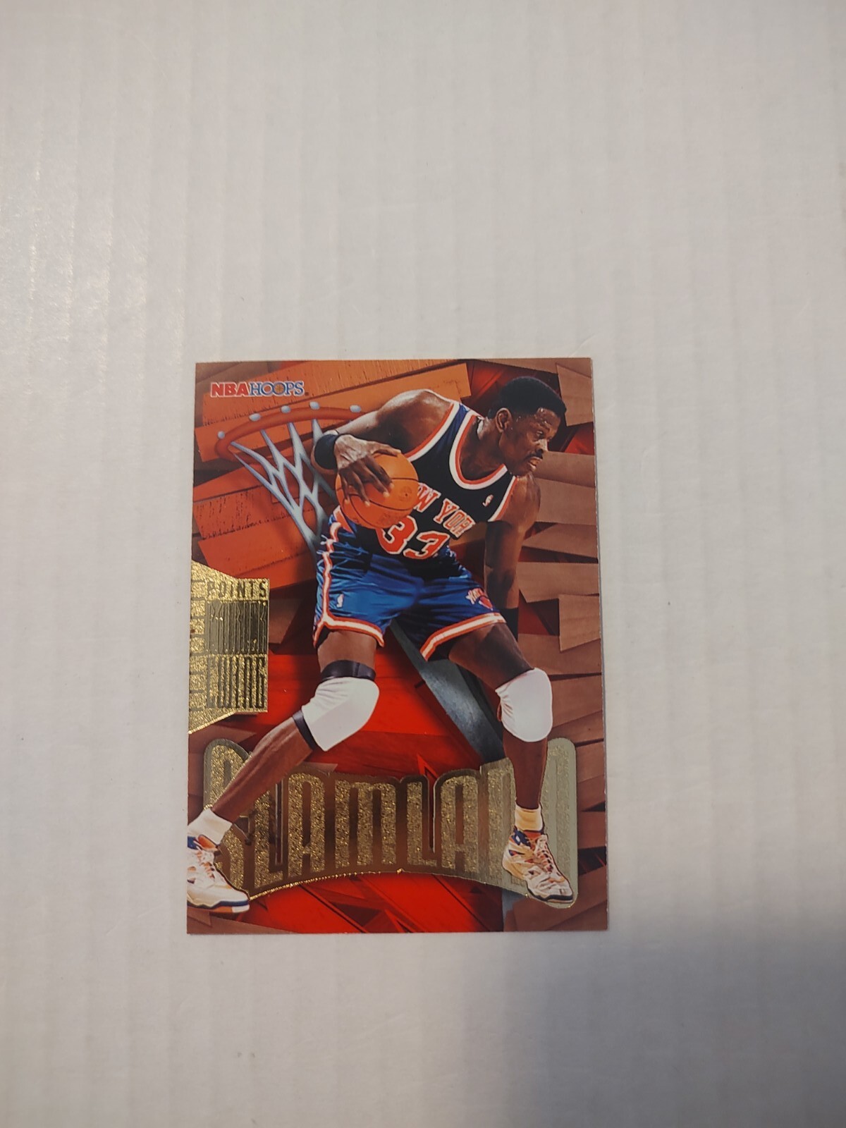 1995-96 NBA Hoops - Slamland #SL31 Patrick Ewing (PWE)