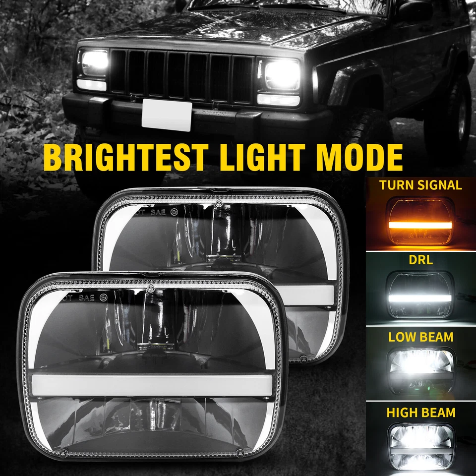 Conjunto de luces LED para Yugo GV GVL GVX 1986-1990 RAMPAGE Cabrio H6054 Foto 2 de 4