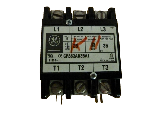 Contactor magnético bobina General Electric CR353AB3BA1 3p 25a 120v - Imagen 2 de 5