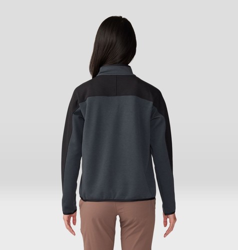 Mountain Hardwear Women's Camplife Snap Neck Pullover Size M Storm New RRP £81 - Picture 2 of 5