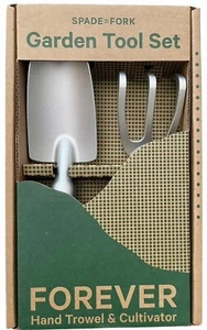 Spade to Fork 2pc Forever Garden Tool Set - NEW in BOX - Trowel & Cultivator