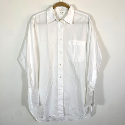 Arket Mens Long Sleeve Shirt White Size EUR 38