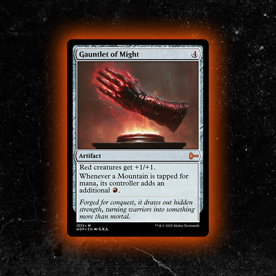 Gauntlet of Might - Custom Magic: The Gathering Card - High-Quality