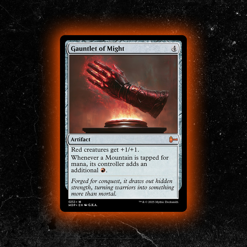 Gauntlet of Might - Custom Magic: The Gathering Card - High-Quality