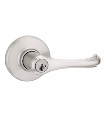  Kwikset 405DNL 15 6al rcs k4 vi Dorian Keyed Entry Knobs Satin Nickel Keyed