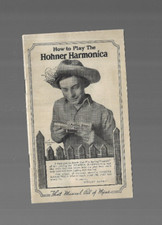 Hohner Harmonica booklet 1924 How To Play RIA...