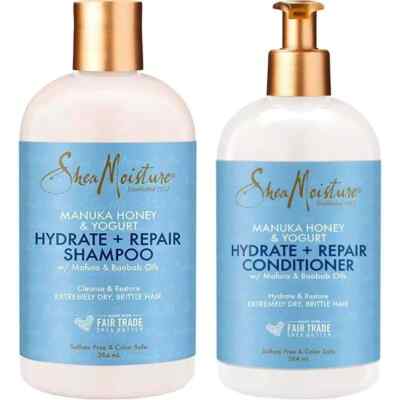 Shea Moisture Manuka Honig und Joghurt Shampoo und Conditioner Geschenkset 2
