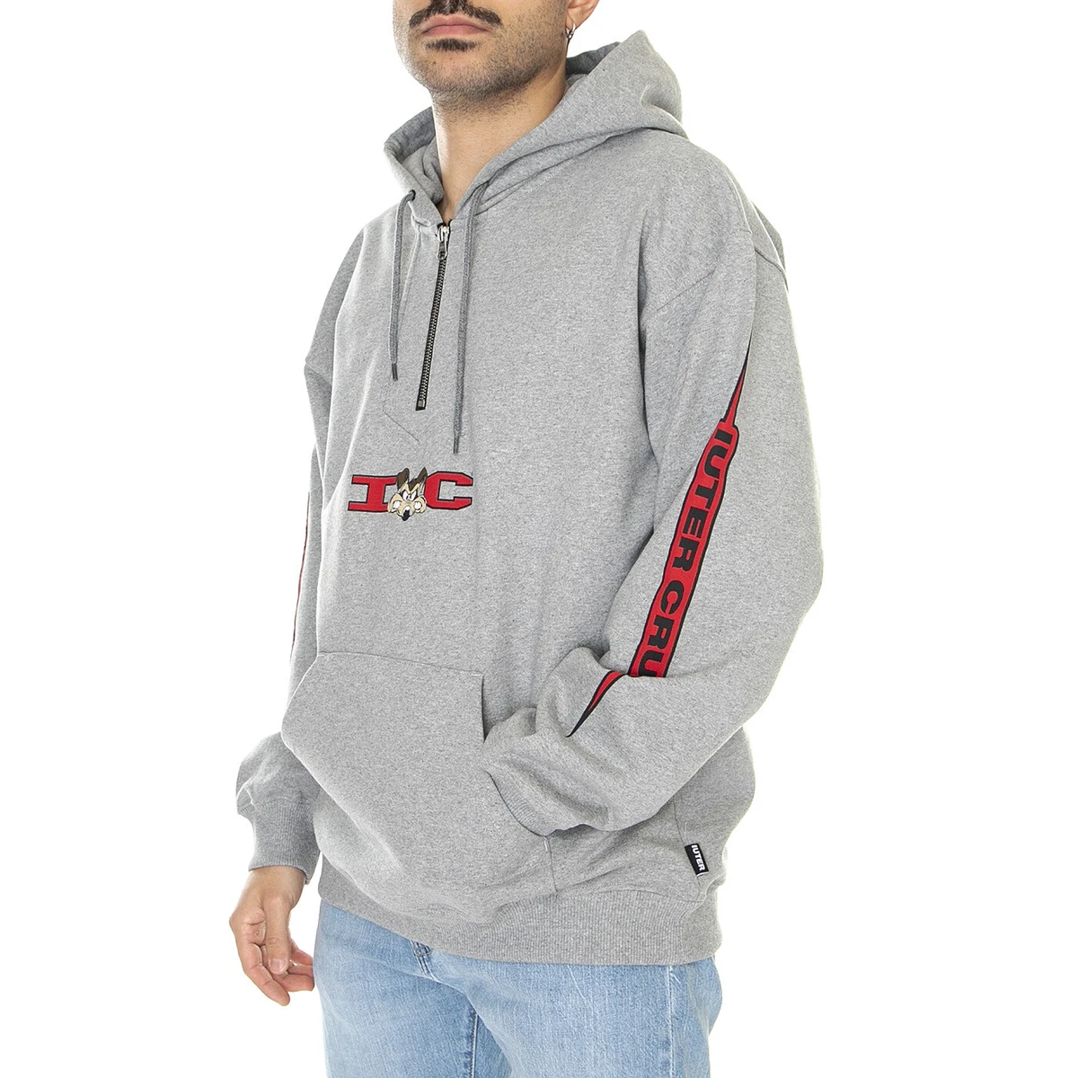 Iuter willy hoodie light grey eBay