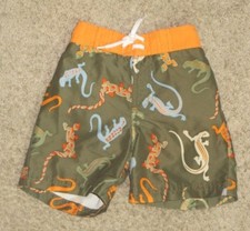 Gymboree Island Excursion Lizard Swim Trunks Size 12-18 12 18 Months