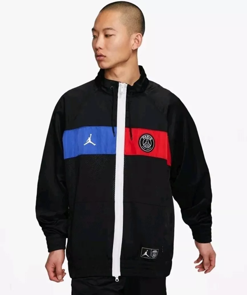 Air Jordan Paris Saint Germain PSG Black Track Jacket, Size XXL BQ8369-011