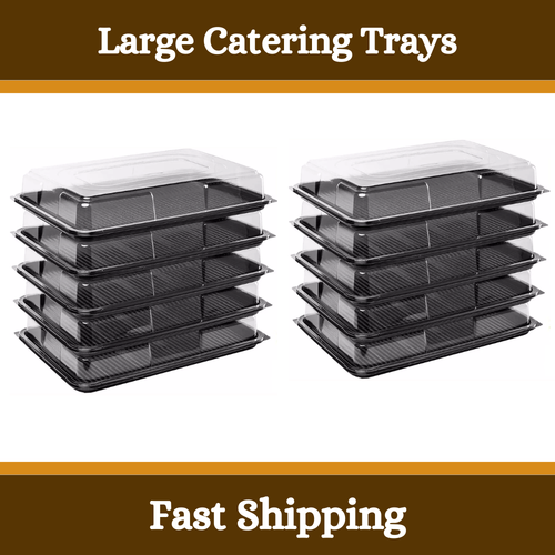 10 Large Catering Platters, Cake, Sandwich, Buffet, Catering Trays with
