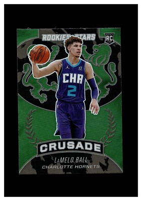 2020-21 Panini Chronicles Crusade Green #520 LaMelo Ball RC Charlotte Hornets