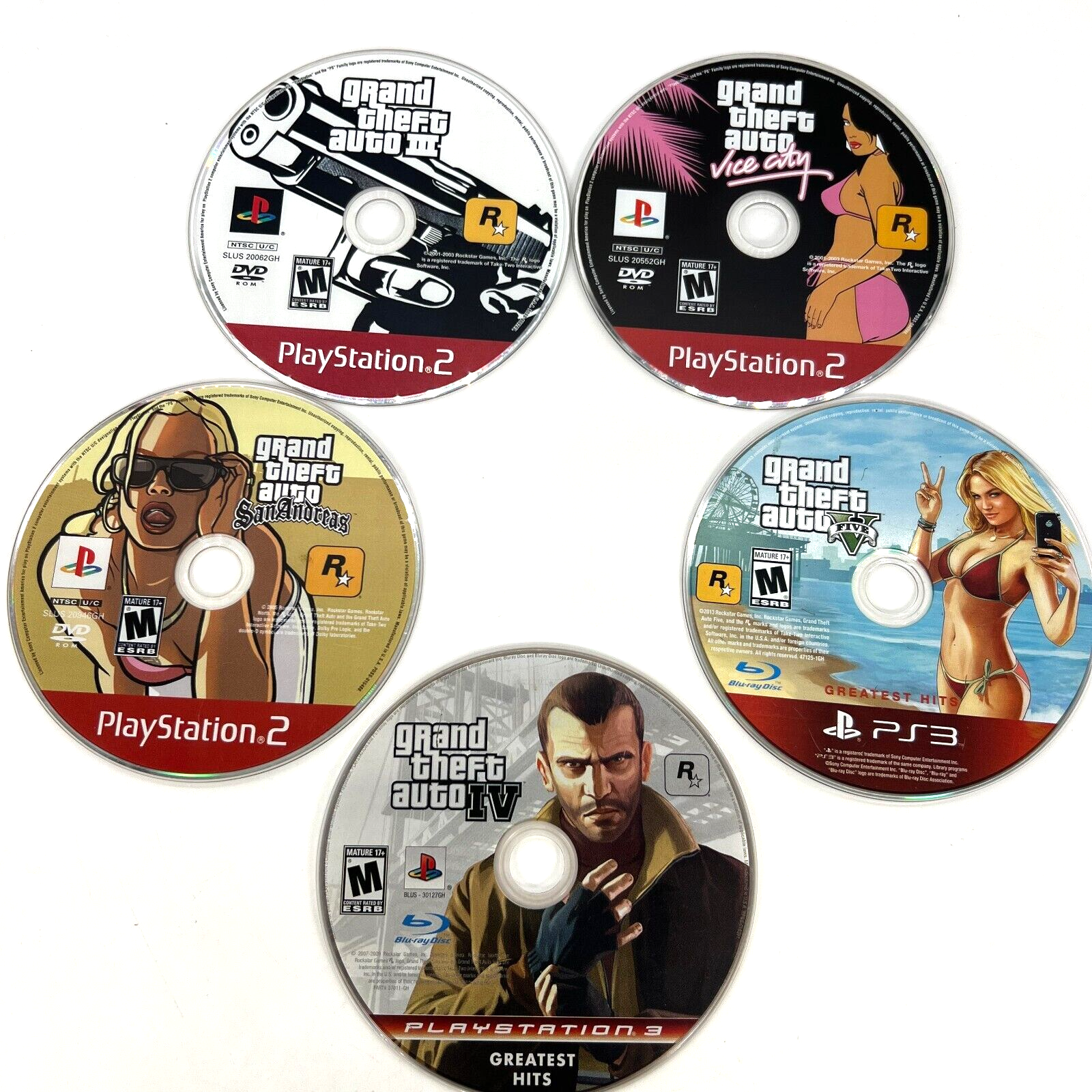 3 Quadros Decorativos Gta 3 Vice City e San Andreas Ps2 A3