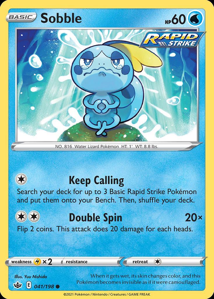 Pokemon Sobble (41/233) Chilling Reign LP